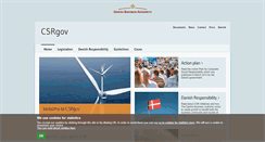 Desktop Screenshot of csrgov.dk